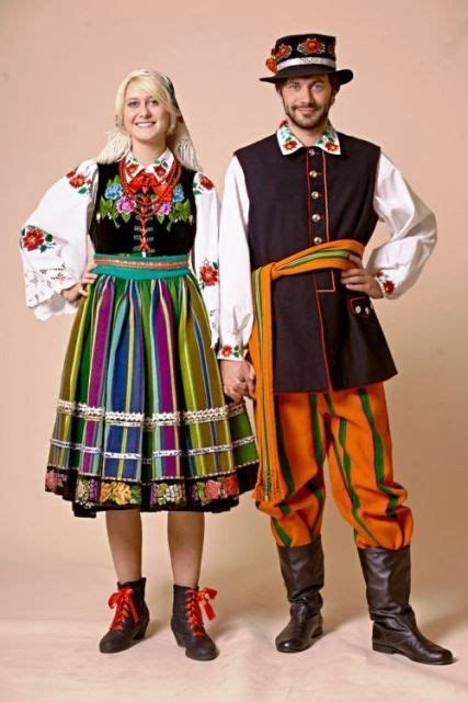 Polonia Łowicz Traje Folclórico Polish traditional costume