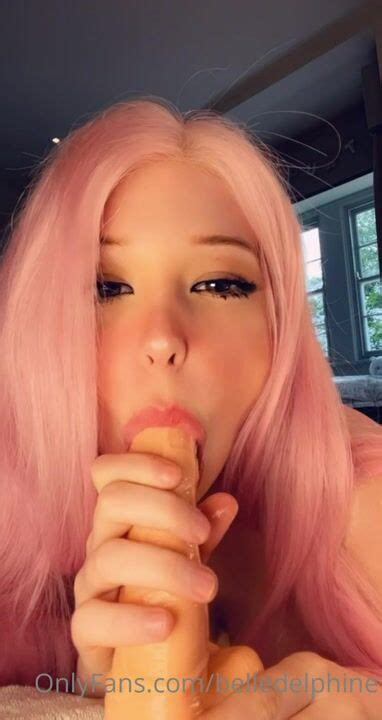 Belle Delphine Sloppy Dildo Blowjob OnlyFans Leak