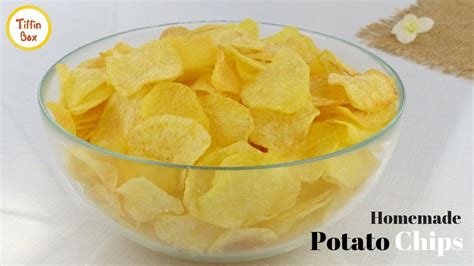 Homemade Crispy Potato Chips By Tiffin Box For Kids Quick And Easy