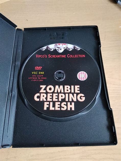 Dvd Zombie Creeping Flesh Vipco S Screamtime Collection