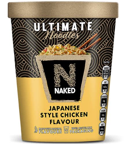 K P Naked Ultimate Japanese Style Chicken Flavour Noodles G Hos