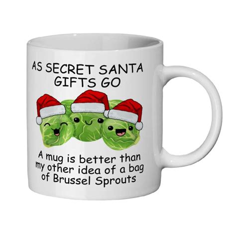 Funny Secret Santa T Better Than Brussel Sprouts Etsy Uk