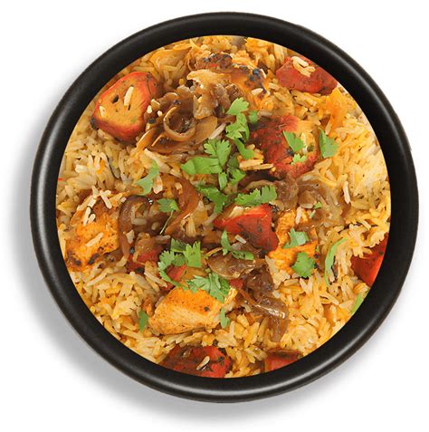 Delicious Biryani with Chicken Fry - A2C Indian Cuisine