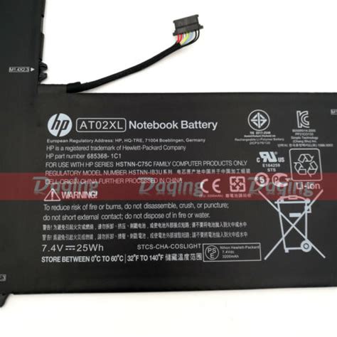 Original At02xl Battery For Hp Elitepad 900 G1 Hstnn Ib3u 685368 1c1 Hstnn C75c Ebay