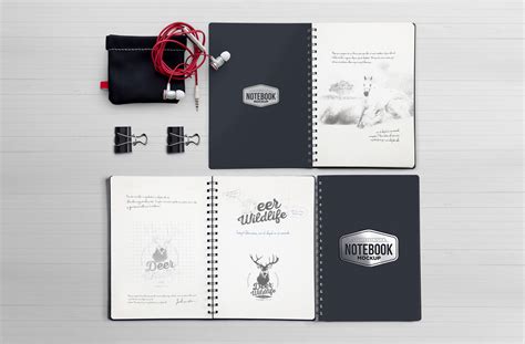 Notebook Mockup Free Psd Download Zippypixels