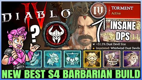 Diablo 4 New Best S4 Highest Damage Barbarian Build This Combo OP