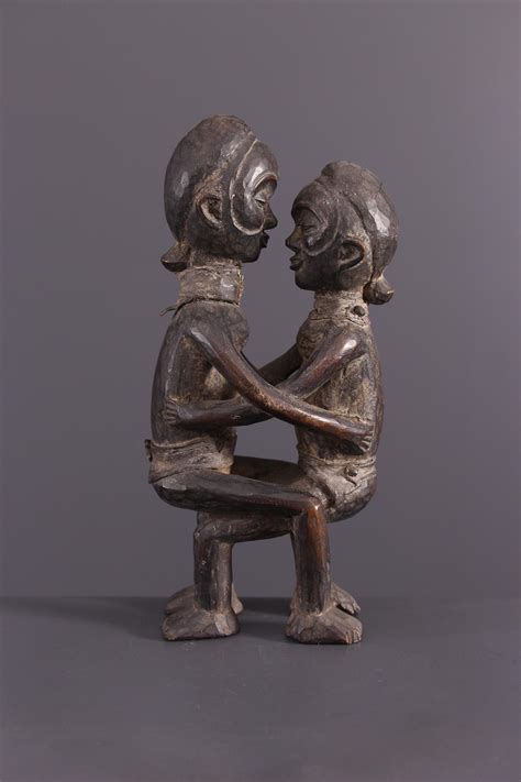 Couple Kanyok 23426 Statues Africaines Kanyok Art Africain