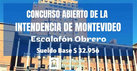 La Intendencia De Montevideo Llama A Concurso Abierto A Ciudadanasos