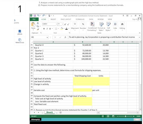 Solved 1. Analyze a mixed cost using a scattergraph plot and | Chegg.com