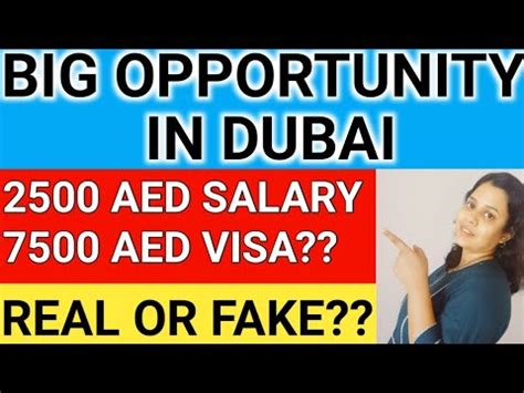 Aed Salary Aed Work Visa Big Opportunity To Work In