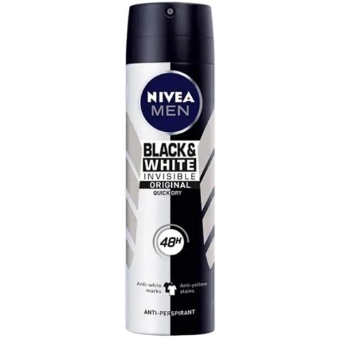 Nivea Deodorant Spray Invisible Black White For Men Ntuc Fairprice