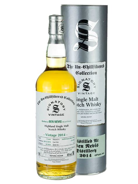 Ben Nevis 2014 Un Chillfiltered Collection Signatory Vintage Highland