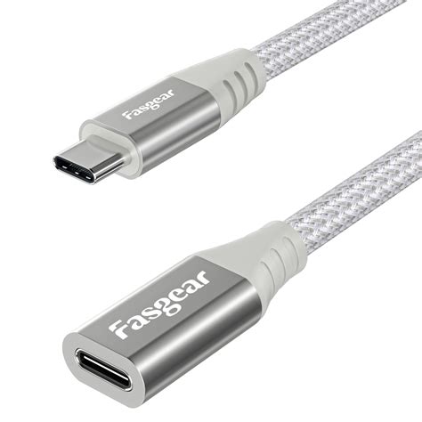 Fasgear Usb C Extension Cable For Magsafe Charger 3ft1m Type C 20