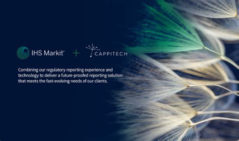 IHS Markit acquires regulatory compliance technology provider Cappitech ...