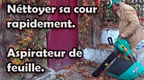 Nettoyer Sa Cour Rapidement Enlever Aspirer Les Feuilles Mortes D