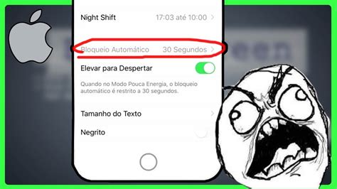 Bloqueio Automatico Do IPhone Desabilitado Como Arrumar YouTube