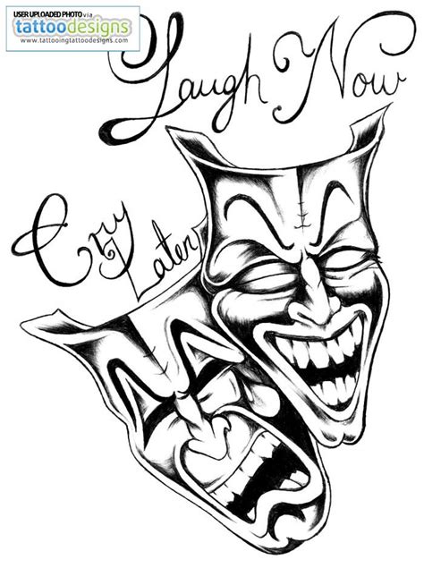 Cry Now Laugh Later By Brokentear Image Tattooing Tattoo Designs