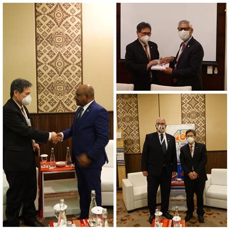 Secretary General Of Asean Holds Bilateral Meetings At The Sidelines Of