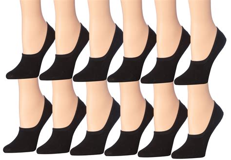 Tipi Toe No Show Socks For Women 12 Pairs Casual Low Cut Socks Anti Slid Athletic Cotton Socks