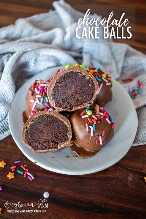 Chocolate Cake Balls • Longbourn Farm