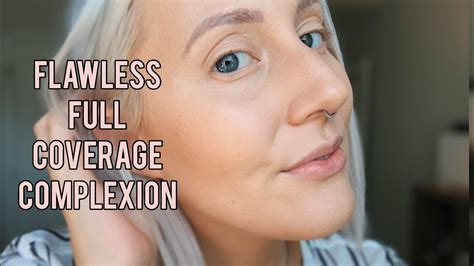 How To Flawless Full Coverage Complexion Youtube