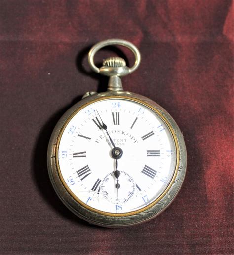 F E Roskopf Patent Pocket Watch No Reserve Price Herren