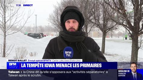 États Unis une tempête de neige touche l Iowa à trois jours du premier