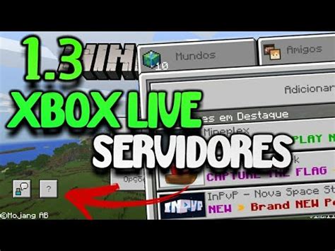 COMO SE CONECTAR NA XBOX LIVE NO MINECRAFT PE 1 3 COMO JOGAR EM