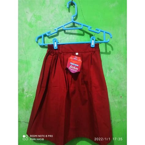 Jual Rok Merah Sd Pendek Shopee Indonesia