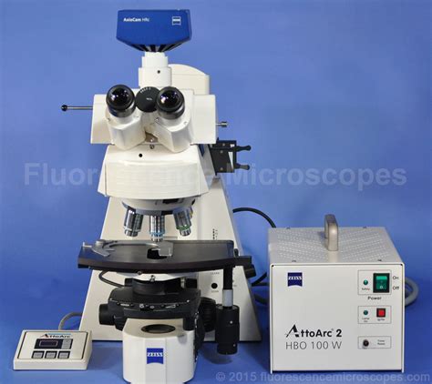 Fluorescence Microscopes Zeiss Axioplan 2 Imaging Fully Motorized Attoarc 2 Hbo 100w