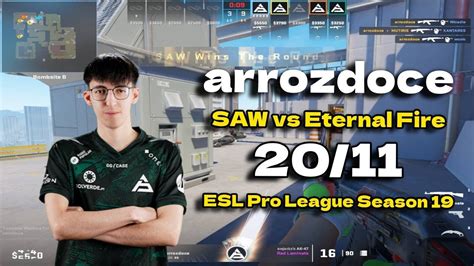 CS2 POV SAW Arrozdoce 20 11 Vs Eternal Fire Vertigo ESL Pro League