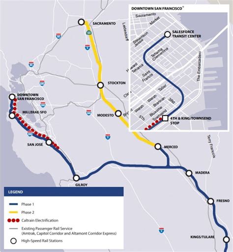 Map shows new California high-speed rail routes | News Pub