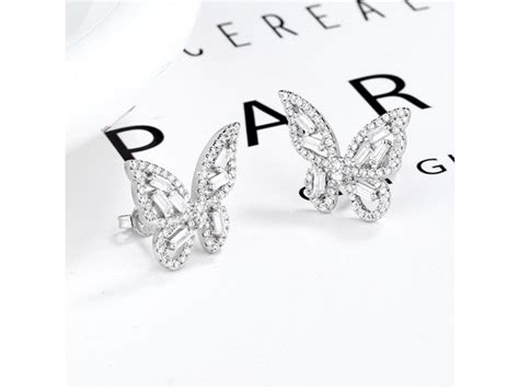 Sterling Silver Butterfly Earrings