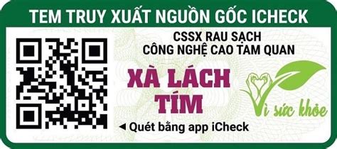 Tem Truy Xuất Nguồn Gốc QR Code iCheck