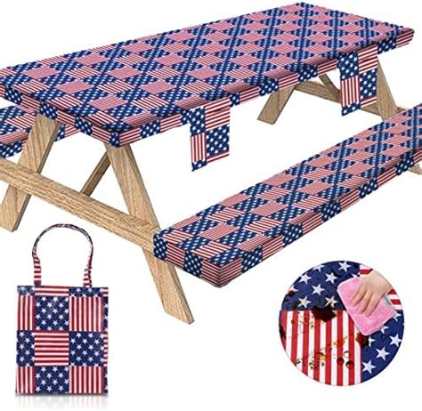 Amazon Sotue Picnic Table Cover With Bench Covers Camping Gear