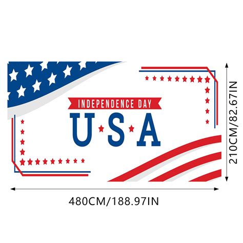 Us Flag Patch Round Banner Baptism Flags For Outside Pennant Necklace