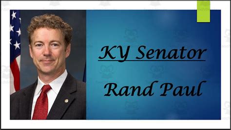 U S Senator Rand Paul Ky Biography Powerpoint By Teach Simple