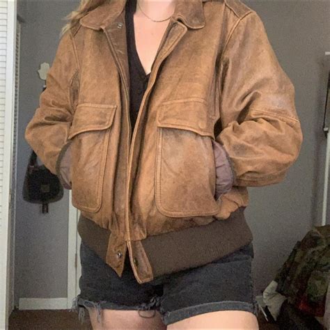 Vintage M Julian Adventures Genuine Leather Jacket Depop