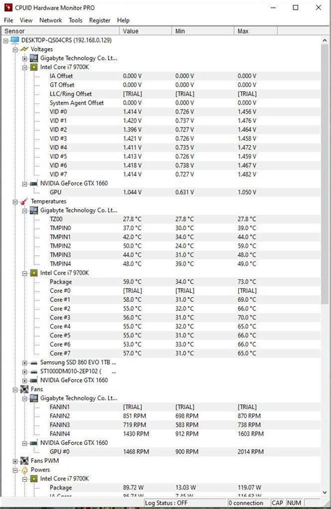 I7 9700k overclocked check : r/intel