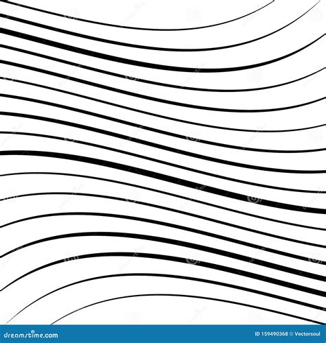 Geometric Waving Wavy Parallel Lines Ripple Twisted Lines Pattern