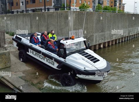 Gibbs Amphibians Hundinga amphibious utility vehicle undergoing trials ...