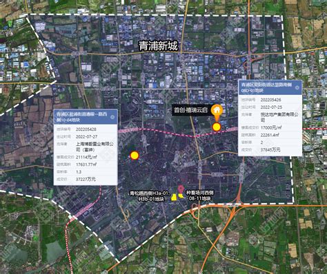 上海三批次集中供地解读⑥：青浦区3宗，行情如何分化？（附航拍）好地网