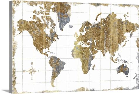 Gilded Map | Great Big Canvas