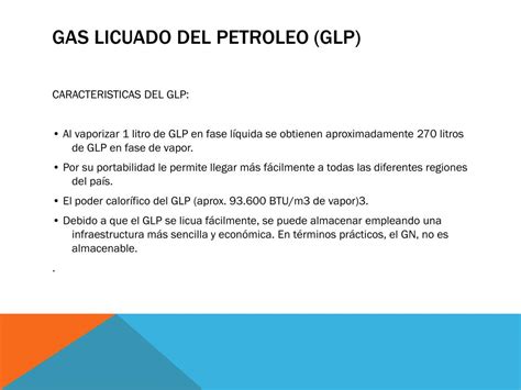 PPT GAS LICUADO DE PETROLEO GLP PowerPoint Presentation Free