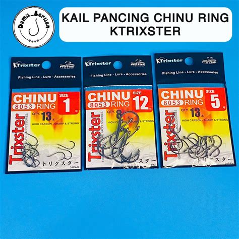 KAIL PANCING TRIXSTER CHINU RING HIGH CARBON SHARP STRONG 8053 GROSIR