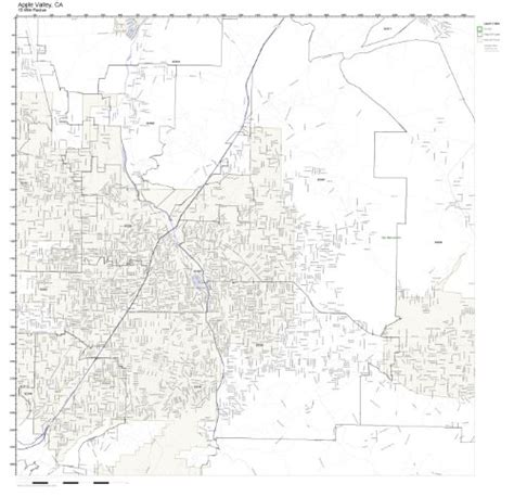 Apple Valley, CA ZIP Code Map Not Laminated: Amazon.com: Office Products