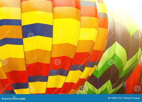 Hot Air Balloon And Sunny Day Stock Image Image Of Flight Drift 19481173