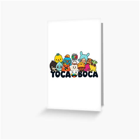 Toca Boca Toca Boca 2021 Toca Life World Greeting Card By