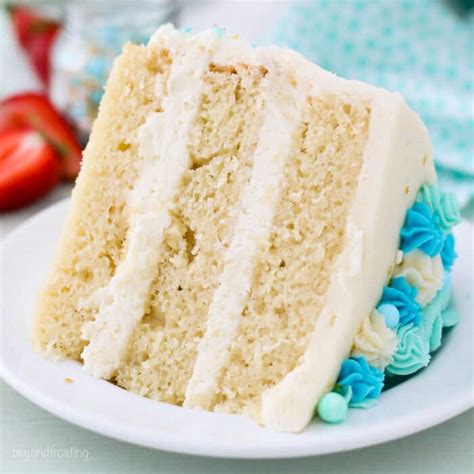 Easy Vanilla Cake Recipe Moist Vanilla Cake With Vanilla Buttercream