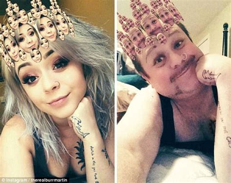 Chris Burr Martin Is Still Recreating Daughters Selfies Daily Mail